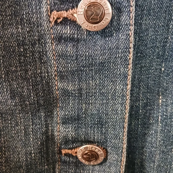 Duck Head Denim Jacket Womens Petite Large - Picture 5 of 10